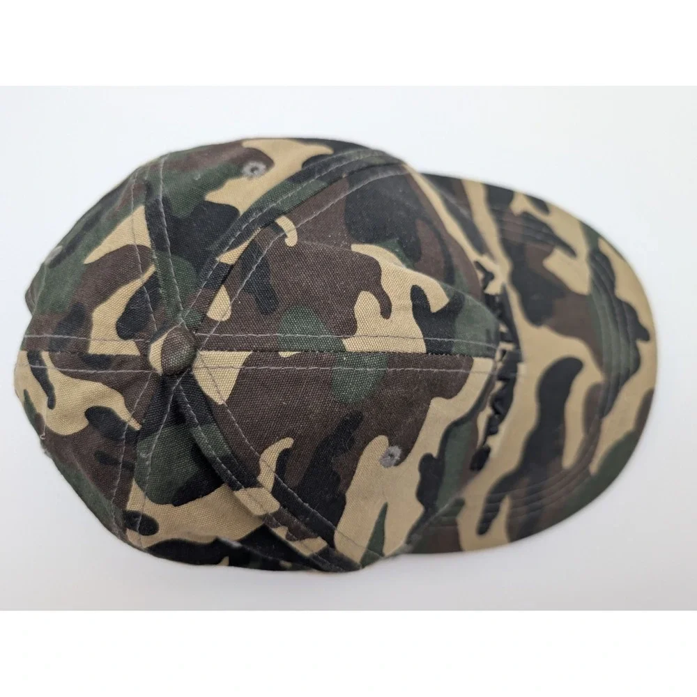 Stanley Camo Baseball Cap Embroidered Logo Snapback Hat Camouflage Mens OSFM